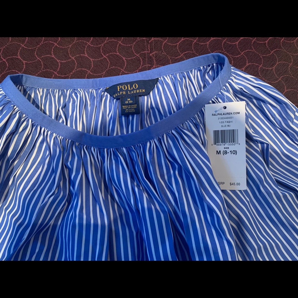 Big Girl Polo Ralph Lauren striped skirt